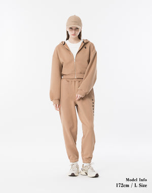 CRONOS WOMEN Neutral Tone Long Pants【BEIGE】