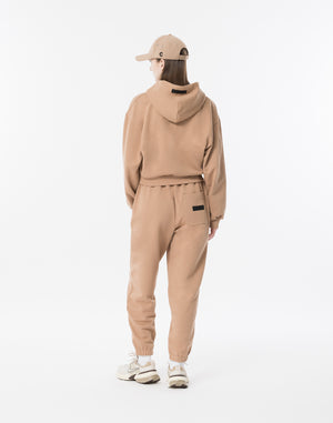 CRONOS WOMEN Neutral Tone Long Pants【BEIGE】