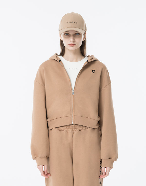 CRONOS WOMEN Refined Wool Cap【BEIGE】