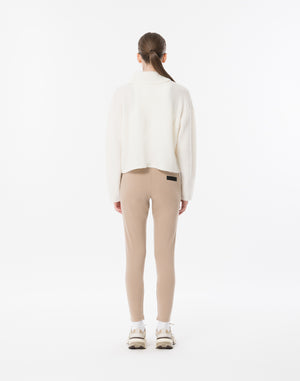 CRONOS WOMEN High-Tension ActivePants【BEIGE】