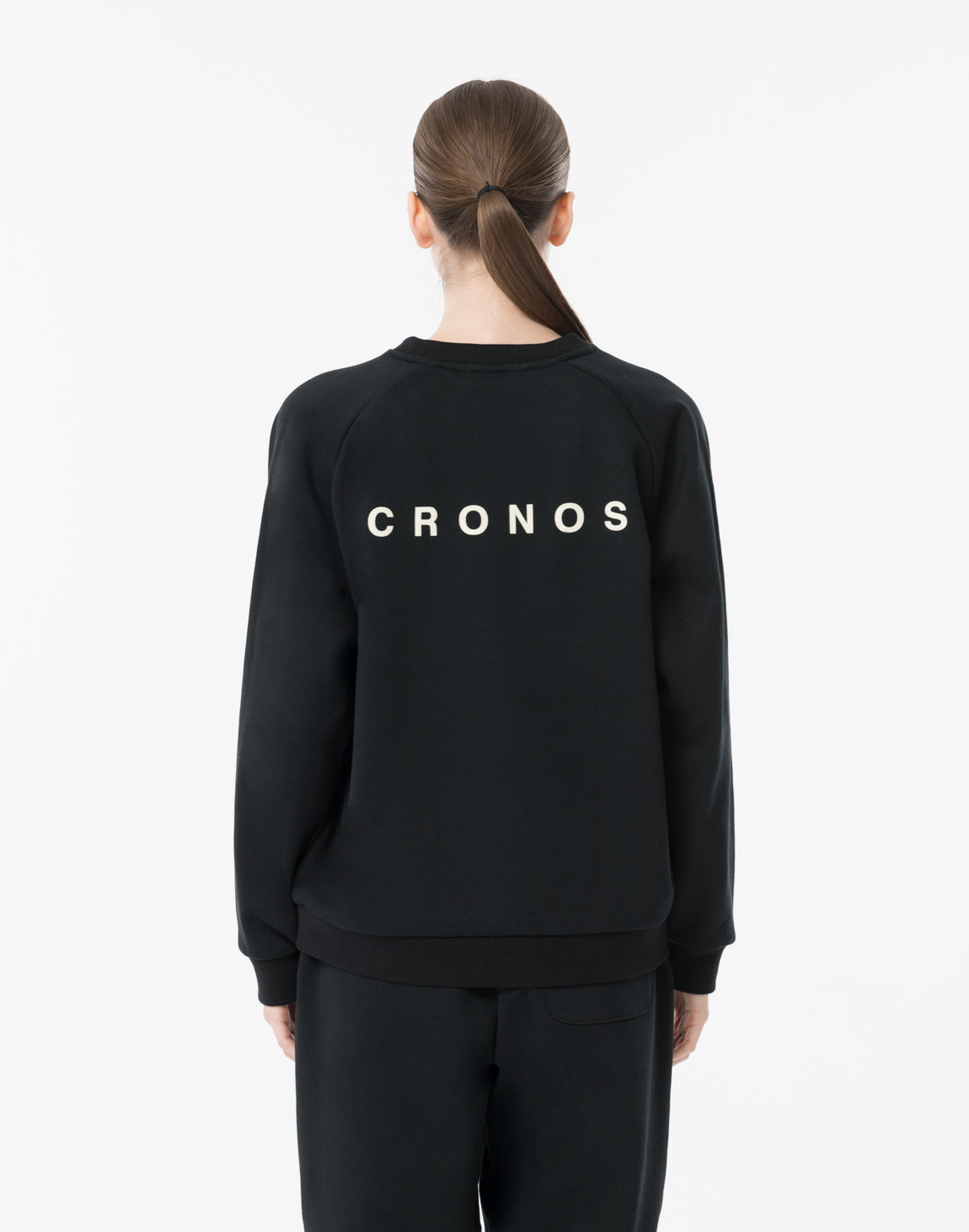クロノス CRONOS レディース スウェット CRONOS WOMEN Neutral Tone Heavyweight Sweat【BLACK】