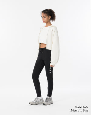 CRONOS WOMEN High-Tension ActivePants【BLACK】