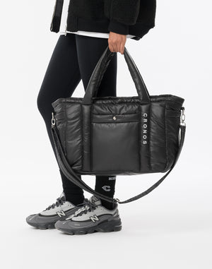 CRONOS WOMEN Sleek Carry Tote【BLACK】