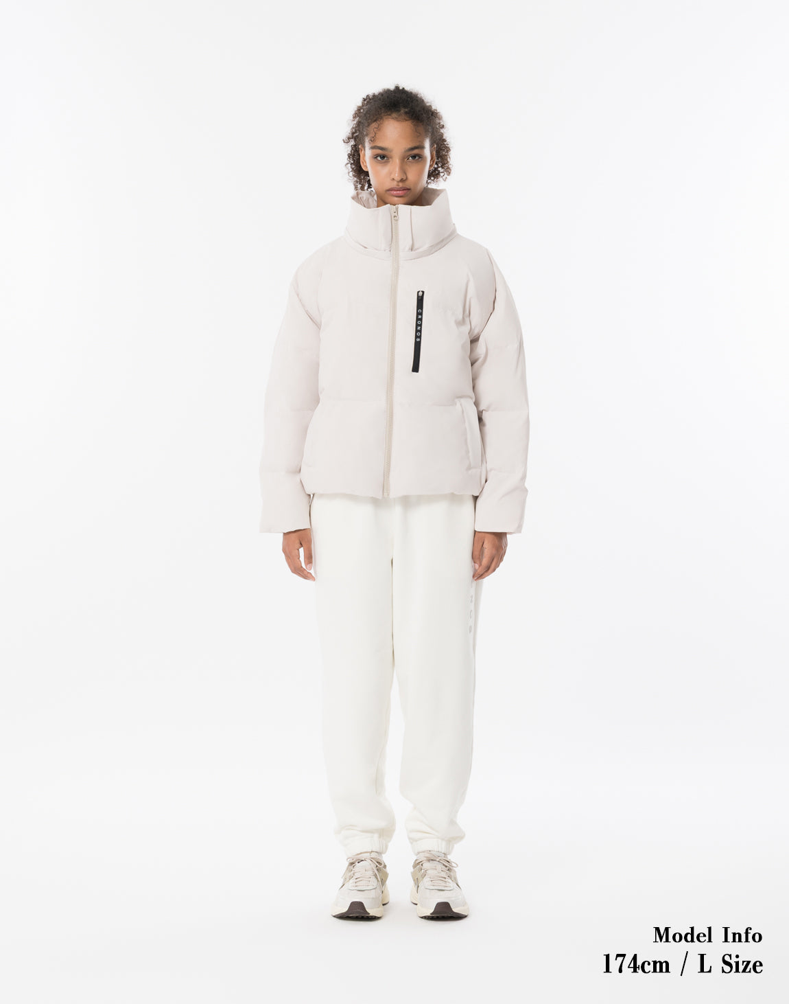CRONOS WOMEN Neutral Tone Long Pants【WHITE】