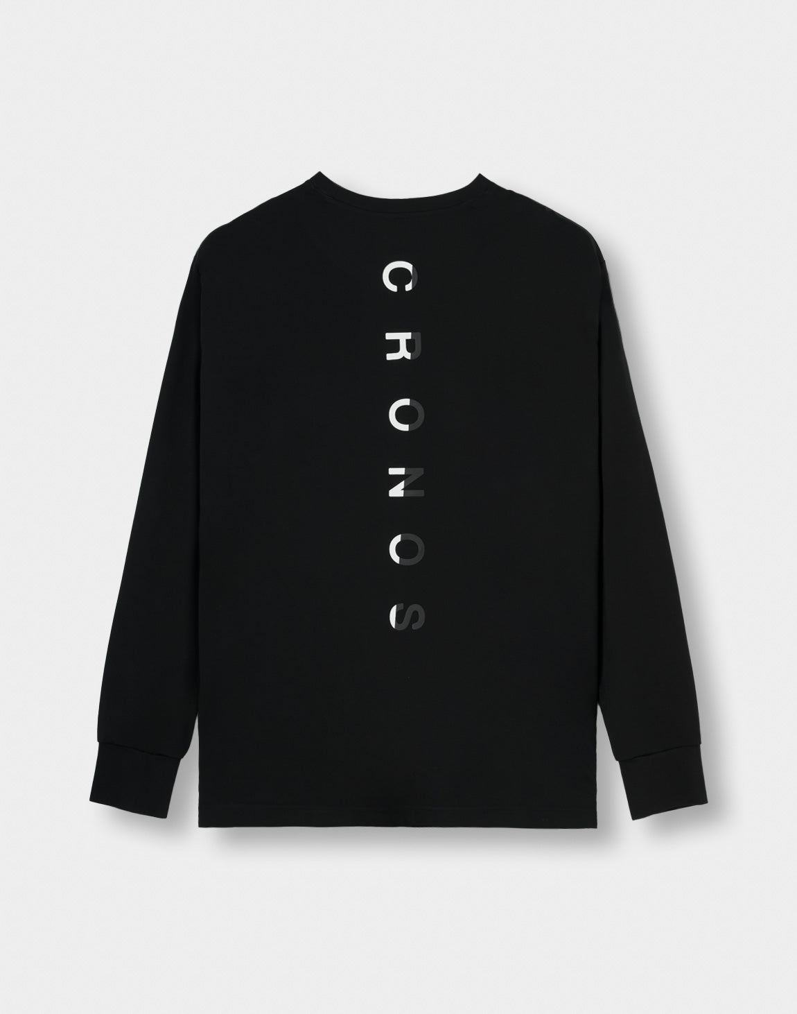 CRONOS LUMINA FIT L/S TEE【BLACK×WHITE】
