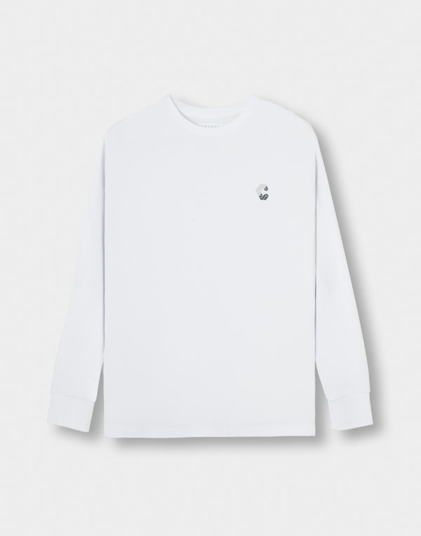 CRONOS LUMINA FIT L/S TEE【WHITE】