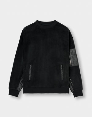 CRONOS FUR EDGE  SWEAT【BLACK】