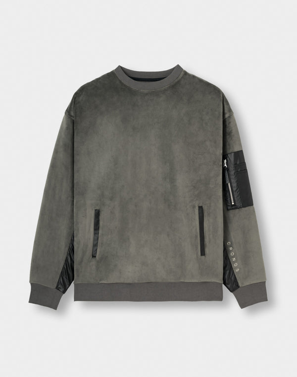 CRONOS FUR EDGE  SWEAT【D.GRAY】