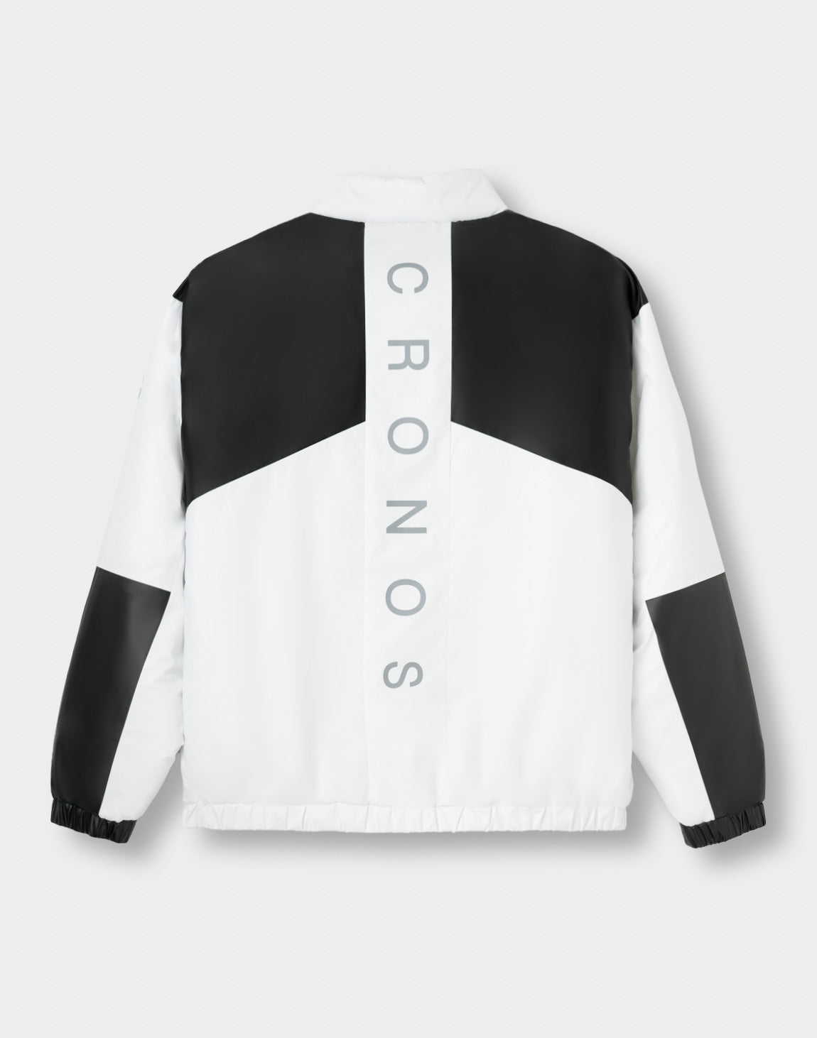 CRONOS スポーティージャケット ブラック/ホワイト CRONOS EDGE ZIP STAND BLOUSON【BLACK×WHITE】