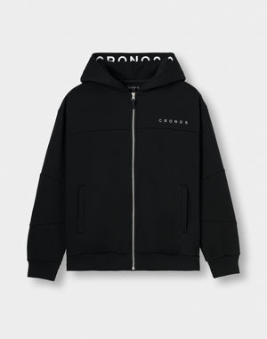 CRONOS VERTEX ZIP HOODIE【BLACK】