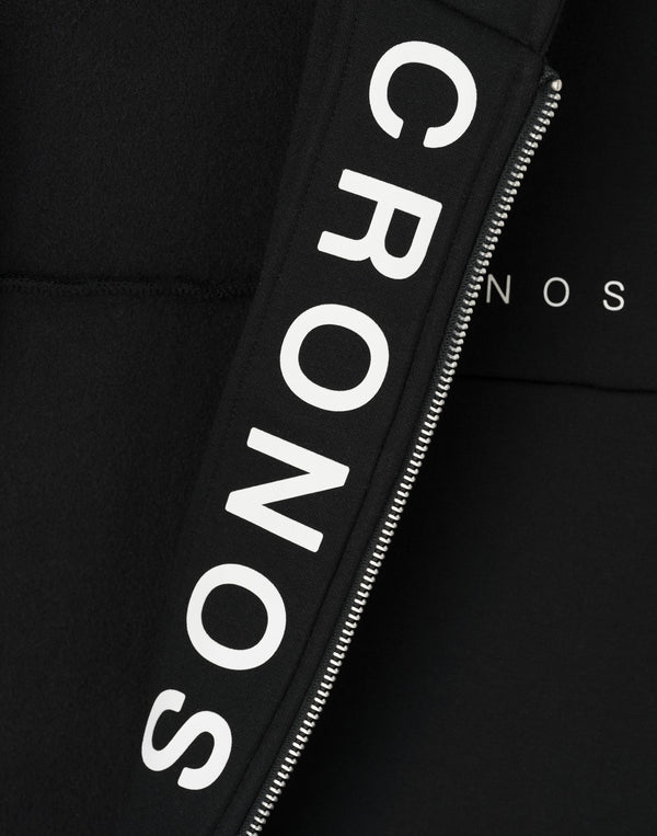 CRONOS VERTEX ZIP HOODIE【BLACK】