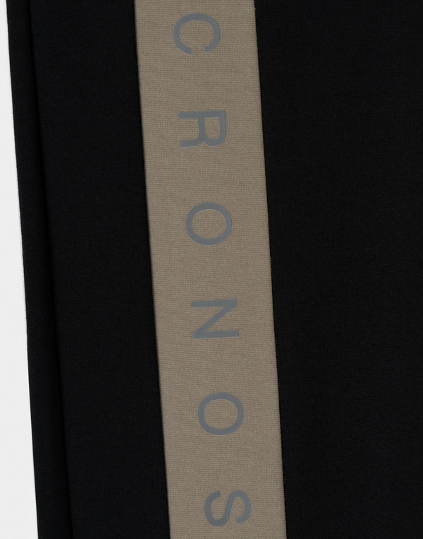 CRONOS AXIS LINE PANTS【BLACK×TAUPE】