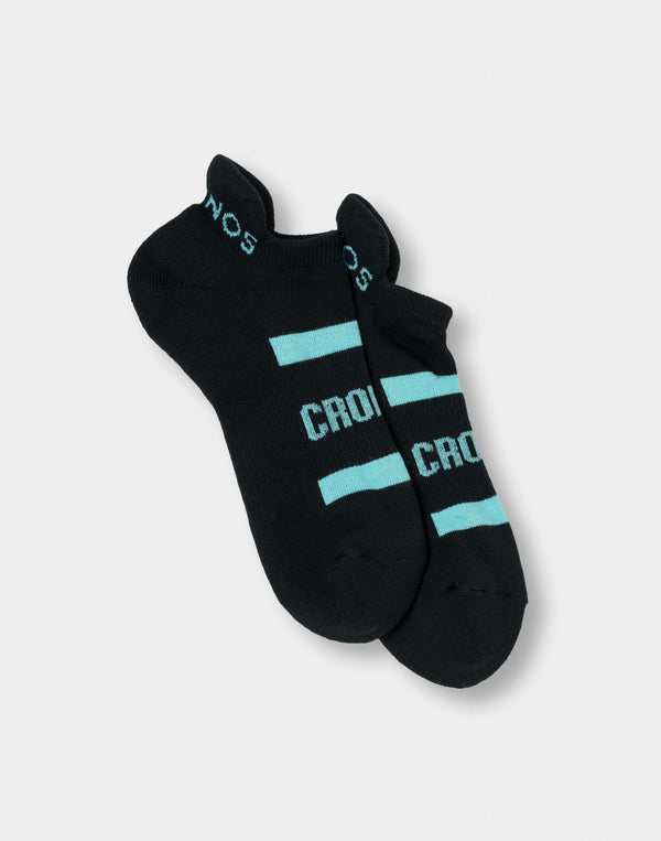 CRONOS VELOCITY ANKLE SOCKS【BLACK×T.BLUE】