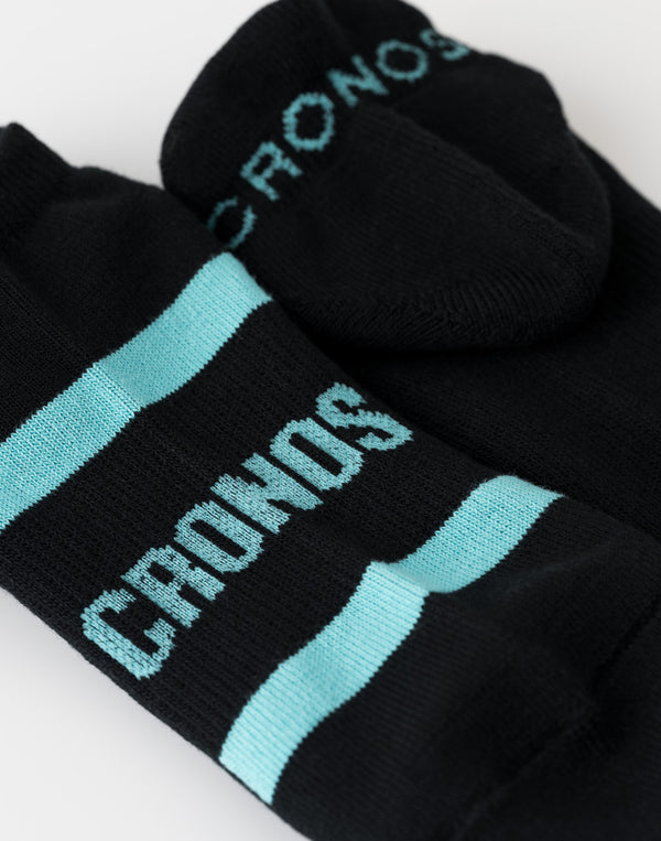 CRONOS VELOCITY ANKLE SOCKS【BLACK×T.BLUE】