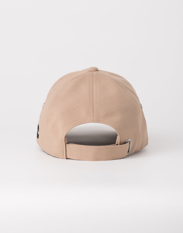 CRONOS WOMEN Refined Wool Cap【BEIGE】