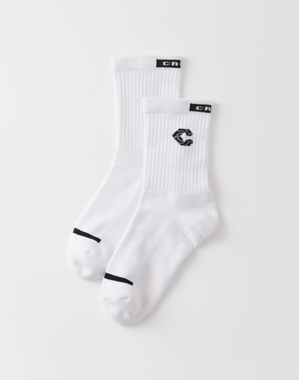 <Changed to January sales> CRONOS WOMEN Fit Jacquard Socks [WHITE]