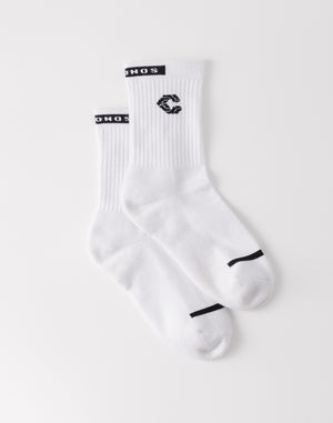 <Changed to January sales> CRONOS WOMEN Fit Jacquard Socks [WHITE]