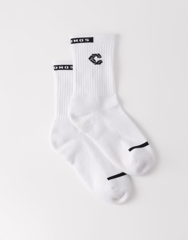 <Changed to January sales> CRONOS WOMEN Fit Jacquard Socks [WHITE]