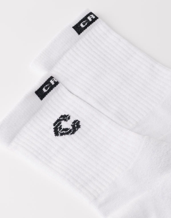 <Changed to January sales> CRONOS WOMEN Fit Jacquard Socks [WHITE]