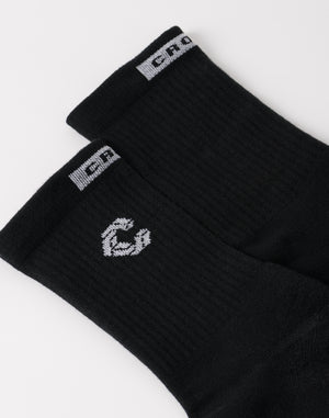<Changed to January release> CRONOS WOMEN Fit Jacquard Socks [BLACK]