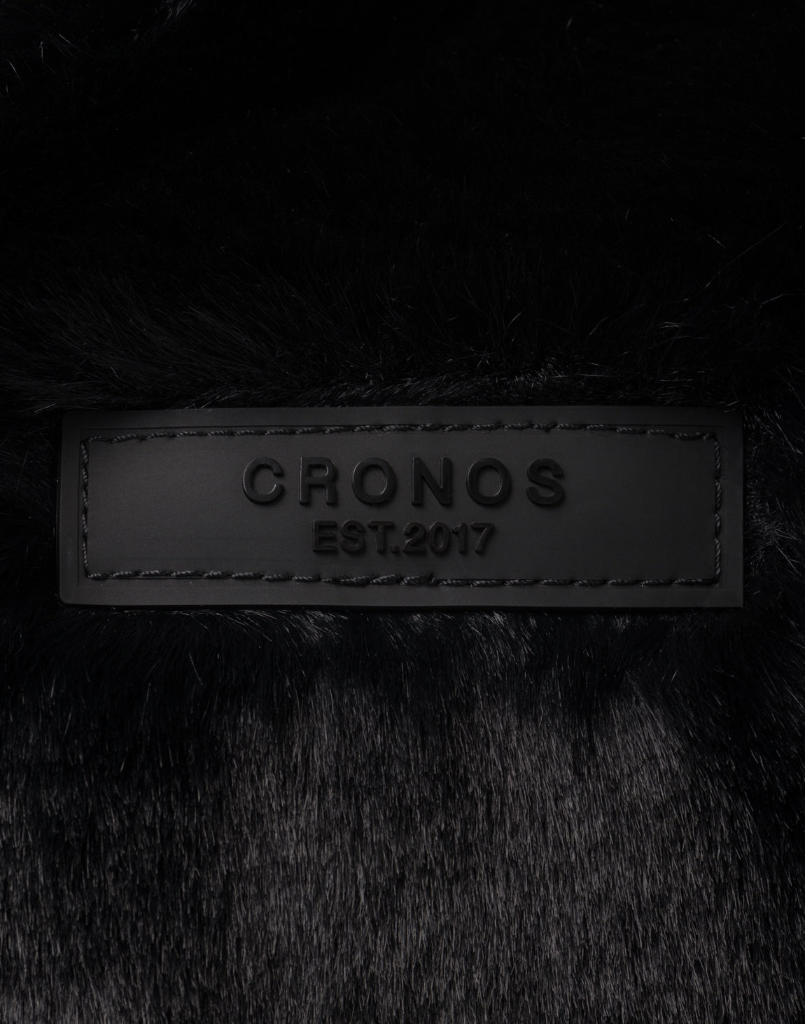CRONOS WOMEN Chic Faux Fur Bag【BLACK】