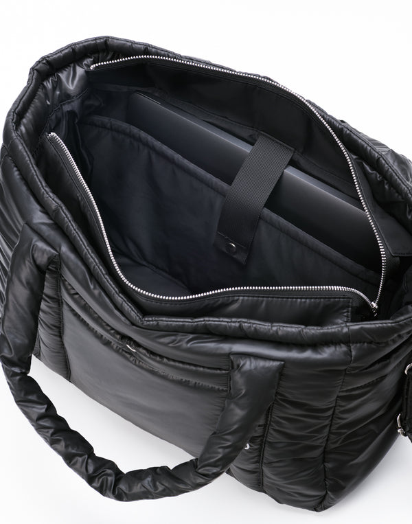 CRONOS WOMEN Sleek Carry Tote【BLACK】