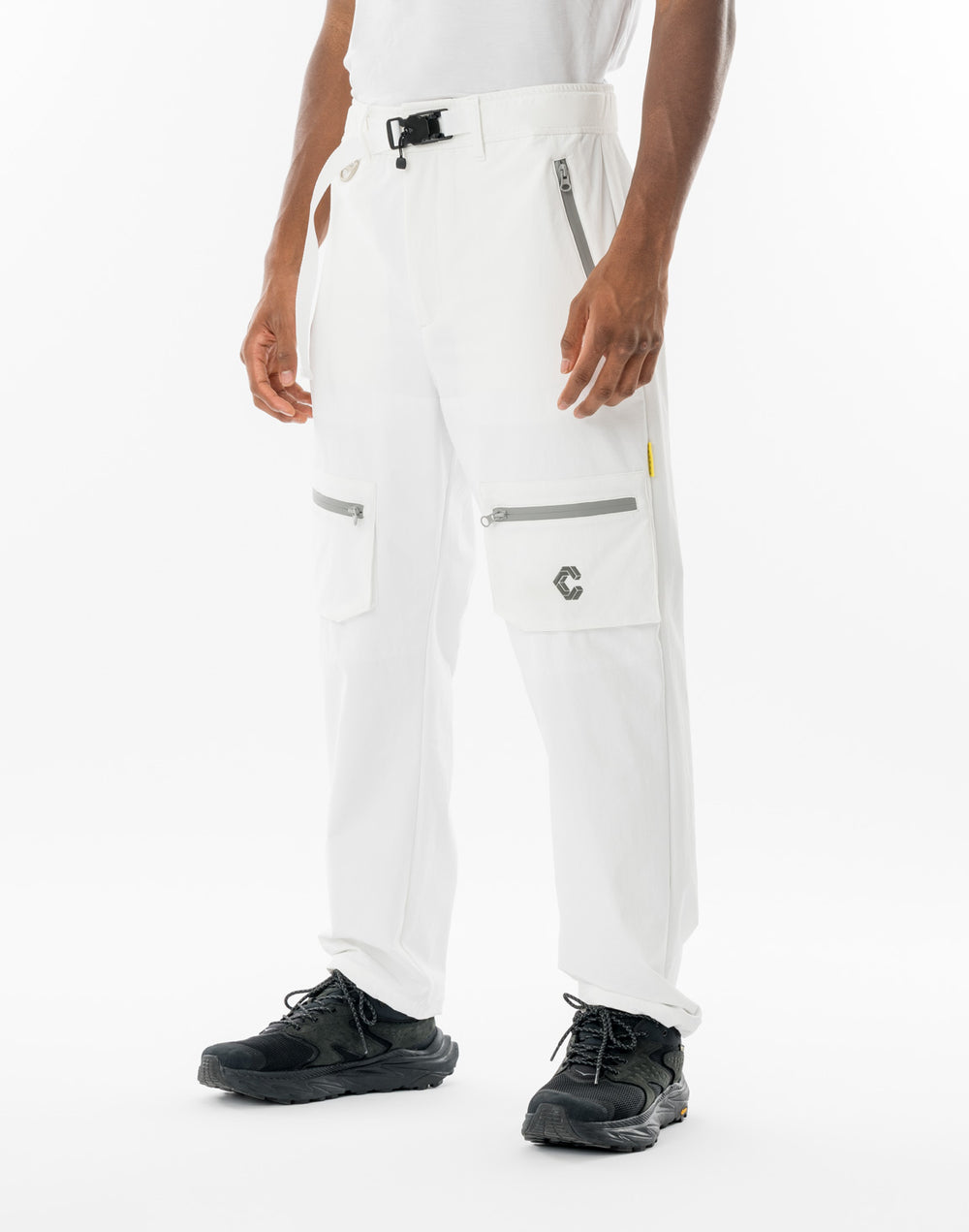 CRONOS PULSE Pants [WHITE×BLACK]