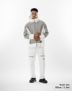 CRONOS PULSE Pants [WHITE×BLACK]