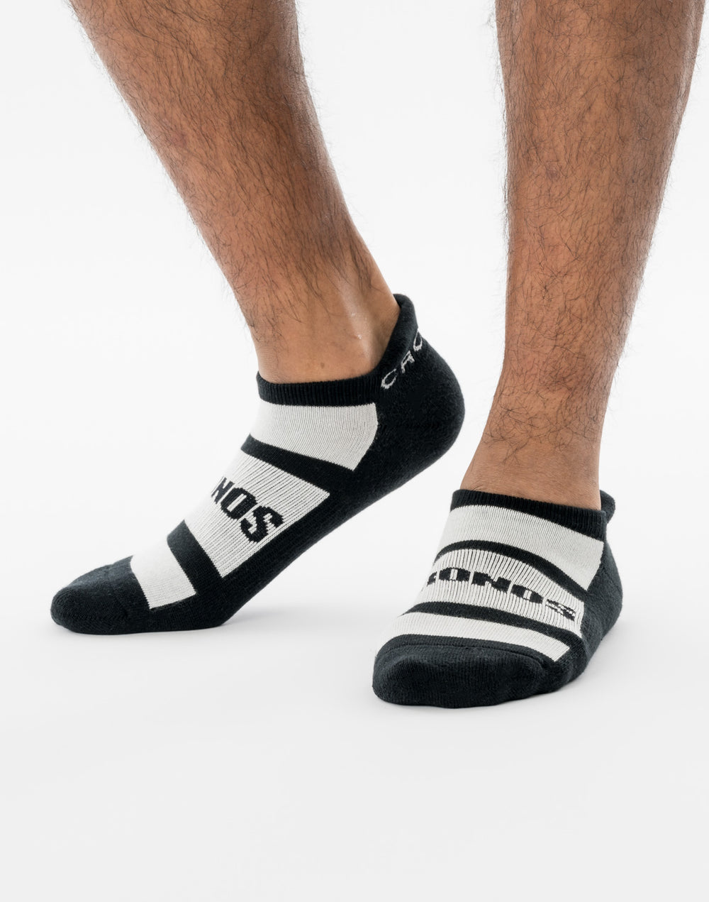 CRONOS VELOCITY ANKLE SOCKS [WHITE]