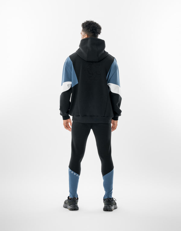 CRONOS ASCENT TRACK HOODIE【BLACK×BLUE】