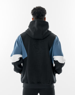 CRONOS ASCENT TRACK HOODIE【BLACK×BLUE】
