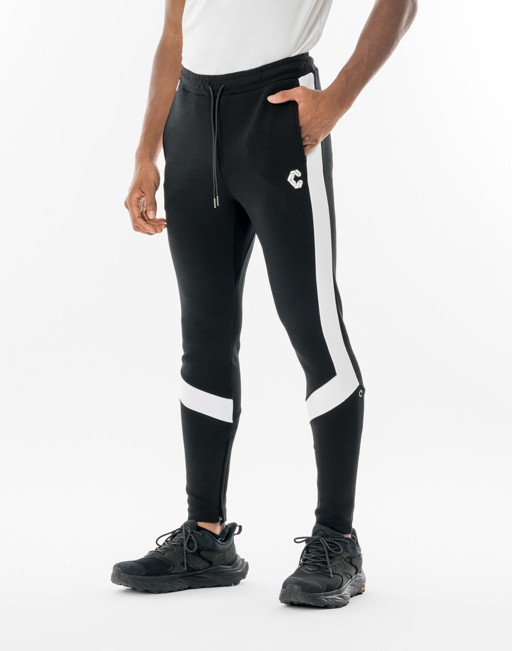 CRONOS ASCENT TRACK Pants [BLACK×WHITE]