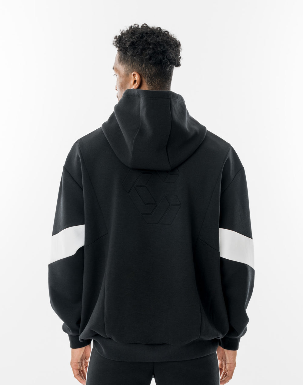 CRONOS ASCENT TRACK HOODIE【BLACK×WHITE】