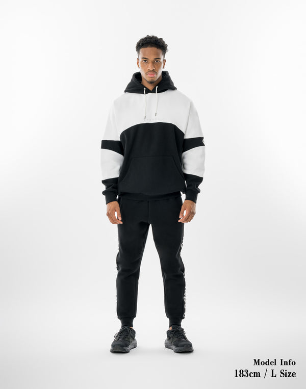 CRONOS ASCENT HOODIE【BLACK×WHITE】