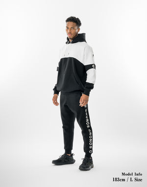 CRONOS ASCENT HOODIE【BLACK×WHITE】