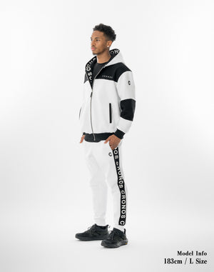 CRONOS VERTEX ZIP HOODIE【WHITE】