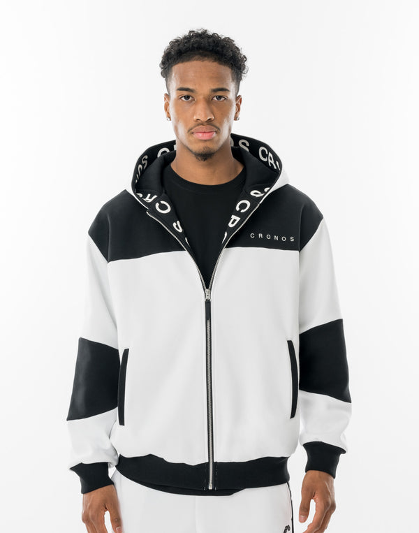 CRONOS VERTEX ZIP HOODIE【WHITE】