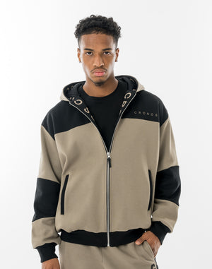 CRONOS VERTEX ZIP HOODIE【TAUPE】