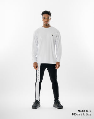 CRONOS AXIS LINE PANTS【BLACK×WHITE】