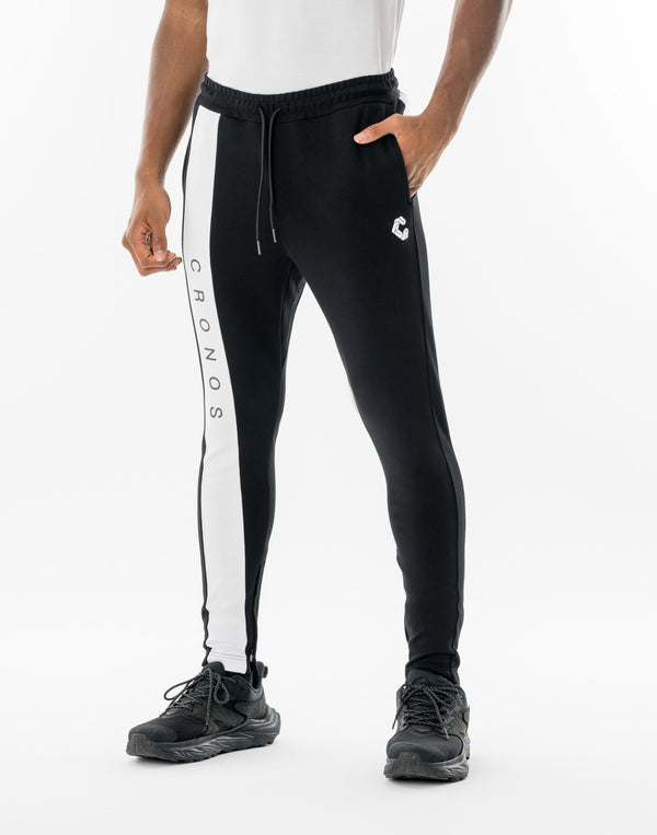 CRONOS AXIS LINE PANTS【BLACK×WHITE】