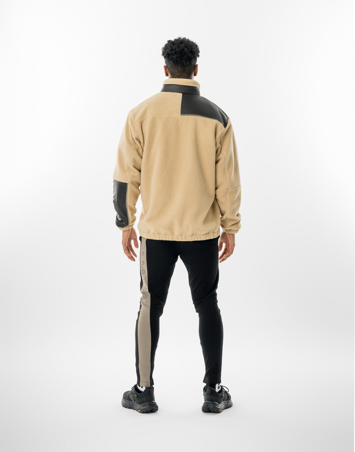 CRONOS AXIS LINE PANTS【BLACK×TAUPE】