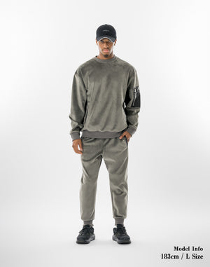 CRONOS FUR EDGE  SWEAT【D.GRAY】