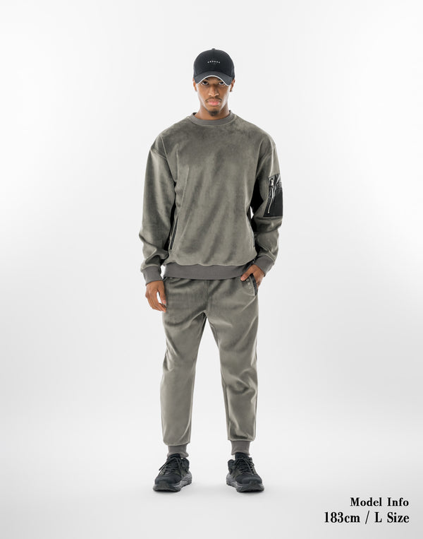 CRONOS FUR EDGE  SWEAT【D.GRAY】