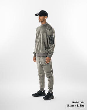 CRONOS FUR EDGE  SWEAT【D.GRAY】