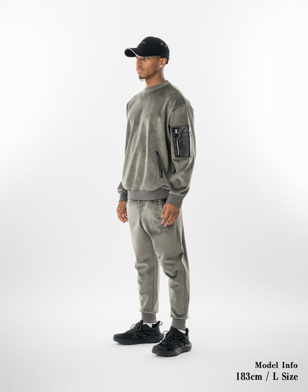 CRONOS FUR EDGE  SWEAT【D.GRAY】