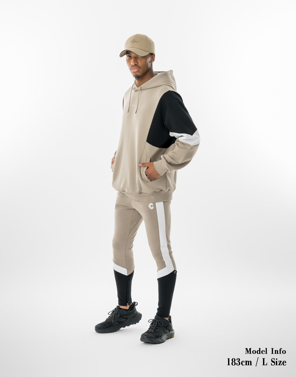 CRONOS ASCENT TRACK HOODIE【GREIGE】