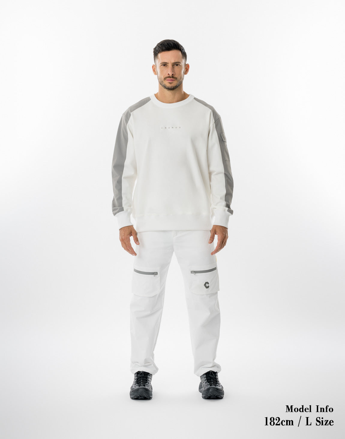 CRONOS ASCEND TRACK SWEAT【WHITE】