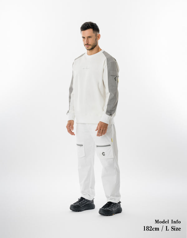 CRONOS PULSE Pants [WHITE×BLACK]