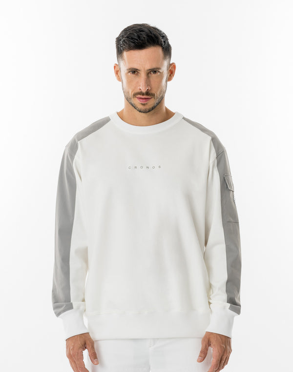 CRONOS ASCEND TRACK SWEAT [WHITE]