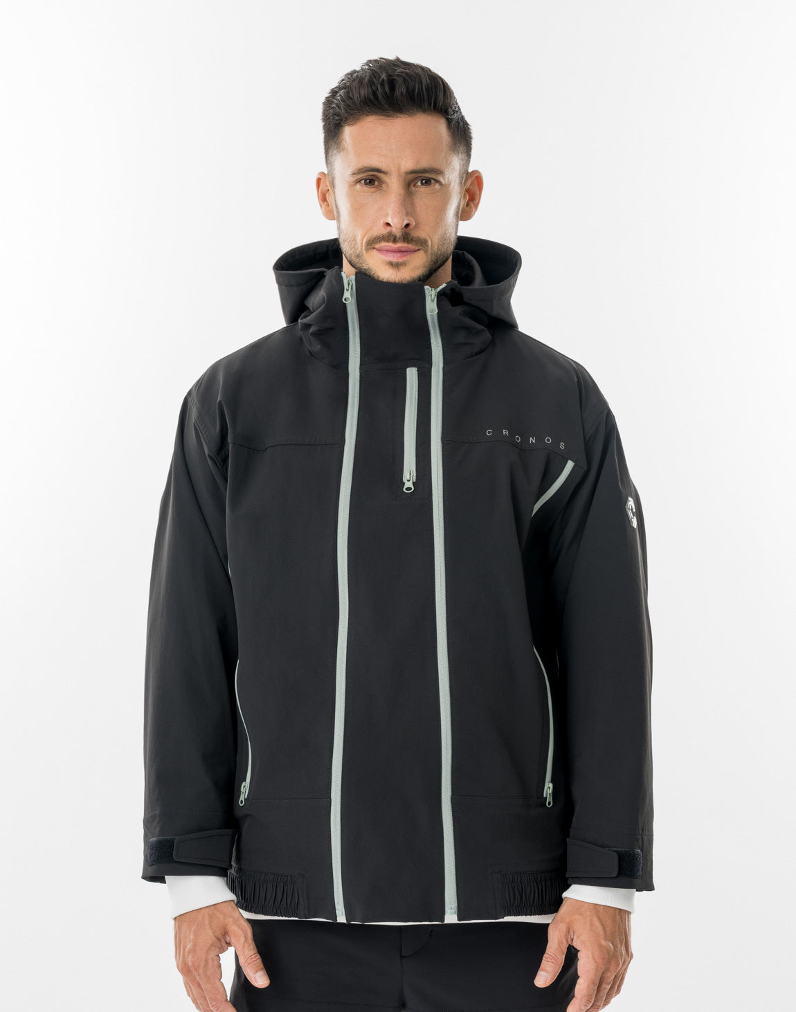 CRONOS ブラック ナイロンジャケット S ナイロンクロスセットアップS（ブラック） – 買えるLEON